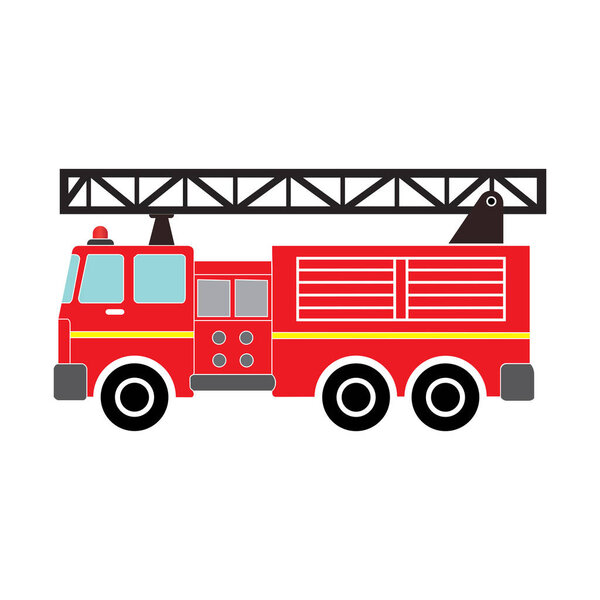 Fire trucks icon vector illustration symbol design