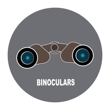 Dürbün simgesi vektör çizim sembolü tasarımı