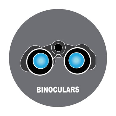 Dürbün simgesi vektör çizim sembolü tasarımı