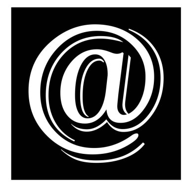 Alfa Simgesi Vektör illüstrasyon sembolü tasarımı