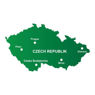 Çek harita simgesi vektör illüstrasyon tasarımı