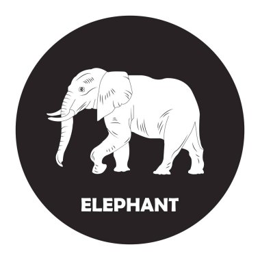ELEPHANT İKONU VECTOR SİYBOL DESİGN