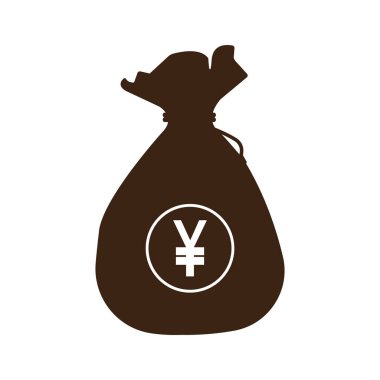 Yen para birimi simgesi vektör illüstrasyon tasarımı