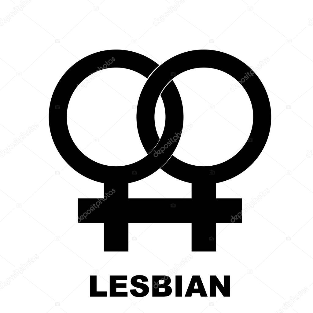 Gender icon or symbol, vector illustration logo template