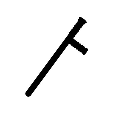 Polis Batonları simgesi, vektör illüstrasyon sembolü tasarımı