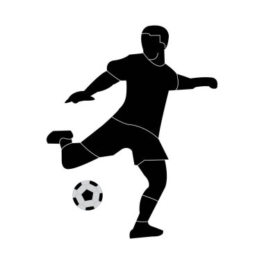 futbol ikonu vektör illüstrasyon tasarımı
