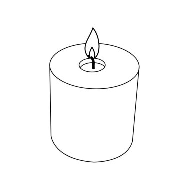 Mum simgesi vektör illüstrasyon tasarımı
