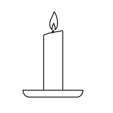 Mum simgesi vektör illüstrasyon tasarımı