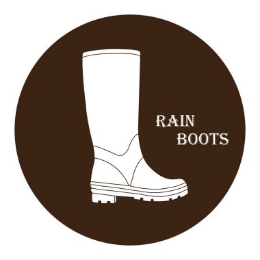 Çizme simgesi vektör illüstrasyon tasarımı