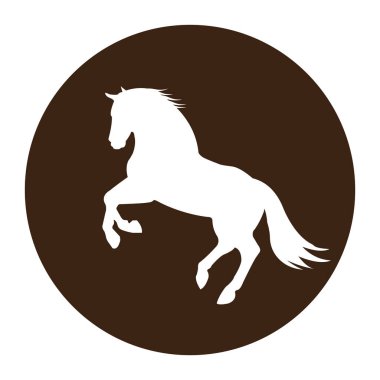 at ikonu vektör illüstrasyon sembolü tasarımı