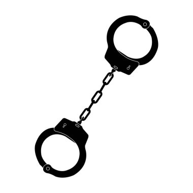 Kelepçe ikonu VECTOR ILLUSTRation Sembol DESİGN