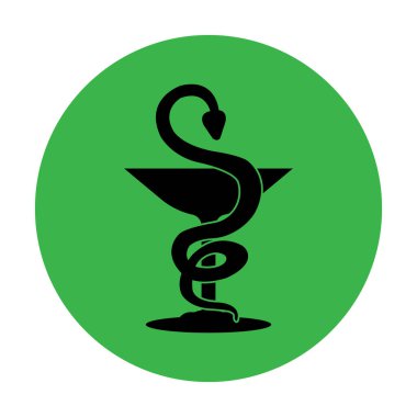 Eczane ikonu vektör illüstrasyon sembolü tasarımı