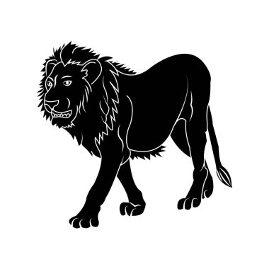 Aslan İkonası VECTOR SİYBOL DESİGN