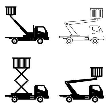 Makine simgesi vektör illüstrasyon tasarımı kaldırılıyor