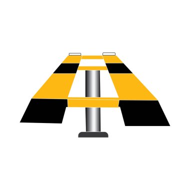 Hidrolik oto yıkama ikonu vektör illüstrasyon sembolü tasarımı