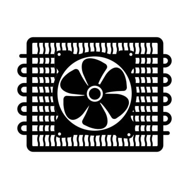 Buharlaştırıcı simgesi vektör illüstrasyonu basit tasarım