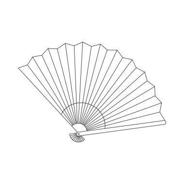 El fan simgesi vektör illüstrasyon tasarımı