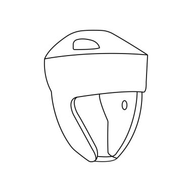 kickboks başlığı ikon vektör illüstrasyon tasarımı