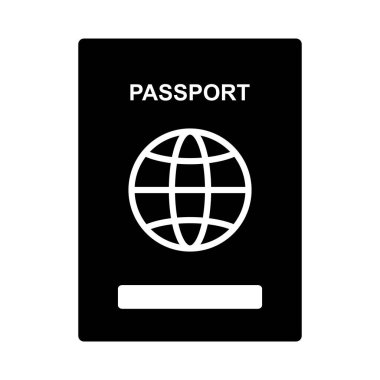 passport logo design vector illustration