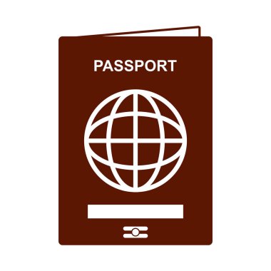 passport logo design vector illustration