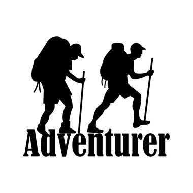 Adventurer icon vector illustration symbol design