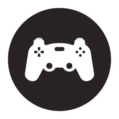 Joy stick simge vektör tasarımı örnekleme şablonu