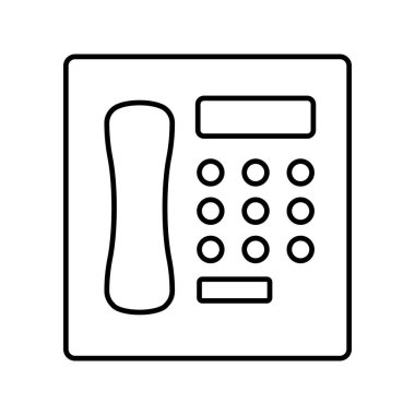 telefon simgesi tasarımı vektör çizimi