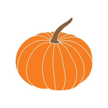 kabak meyvesi ikonu vektör çizimi tasarımı