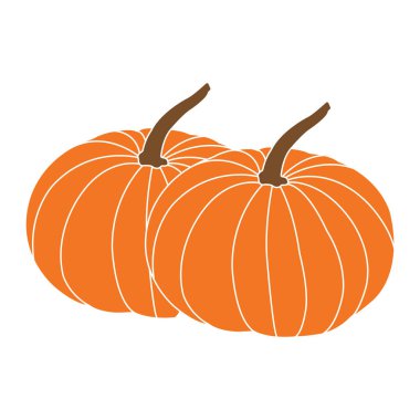 kabak meyvesi ikonu vektör çizimi tasarımı