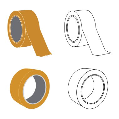 duct tape icon vector illustration symbol design
