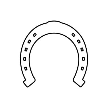 At nalı ikonu vektör illüstrasyon sembolü tasarımı