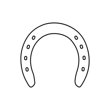 At nalı ikonu vektör illüstrasyon sembolü tasarımı