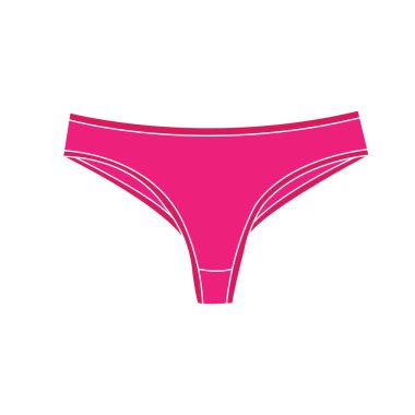 İç çamaşırı simgesi vektörü, illüstrasyon sembolü tasarımı