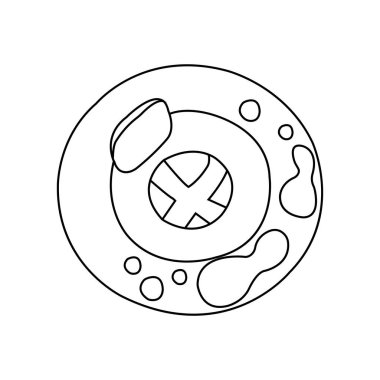 yaşam şamandırası simgesi vektör illüstrasyon tasarımı