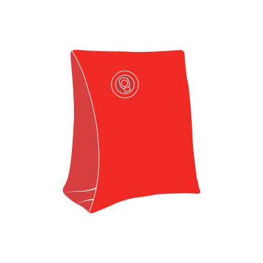 Elle yüzen simge vektör illüstrasyon tasarımı