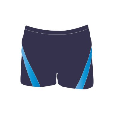 Erkekler yüzme şortu vektör illüstrasyon sembolü tasarımı