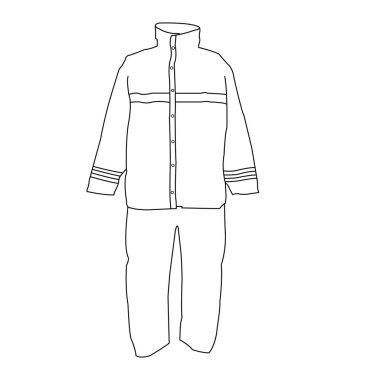 yağmurluk simgesi vektör illüstrasyon tasarımı