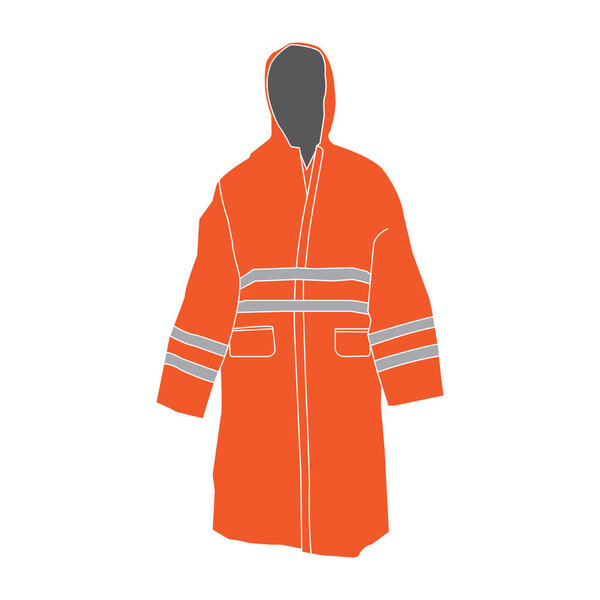 raincoat icon vector illustration symbol design