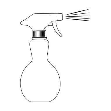Sprey Şişe Simgesi vektör illüstrasyon tasarımı
