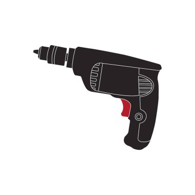 sondaj makinesi simgesi vektör çizim sembolü tasarımı