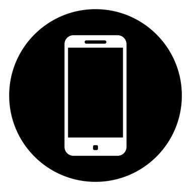 el telefonu simgesi vektör illüstrasyon logo tasarımı