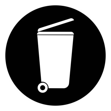 trash can icon vector illustration symbol design