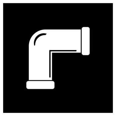 boru bağlantı simgeleri ve aksesuarları vektör illüstrasyon logo tasarımı