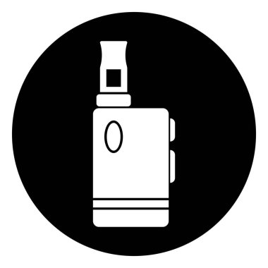 Vape smokin aracı vektör logo tasarımı