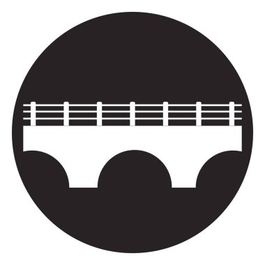 vektör basit tasarım köprü simgesi