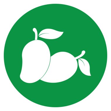 mango simgesi vektör illüstrasyon sembolü tasarımı