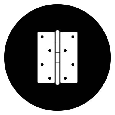 Kapı menteşesi simge tasarım şablonu. Moda biçimi