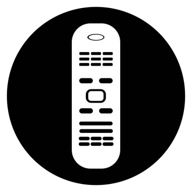 TV ve DVD uzak ikon vektör illüstrasyon sembolü tasarımı