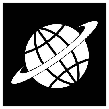 Globe logo vektör tasarımı çizimi