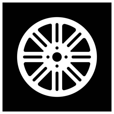 car rim icon vector illustration logo design